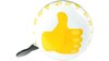 Widek Ding Dong Emoticons  Unisize weiß, gelb